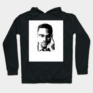 Malcom X  Portrait Hoodie